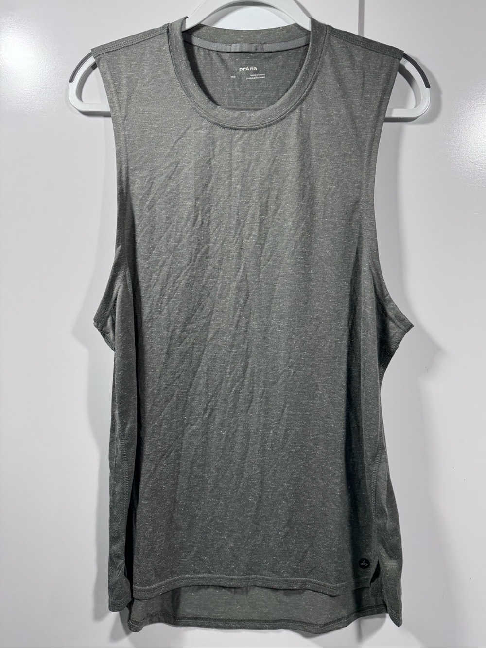 prAna Men’s Heather Gray Muscle Tank Size M